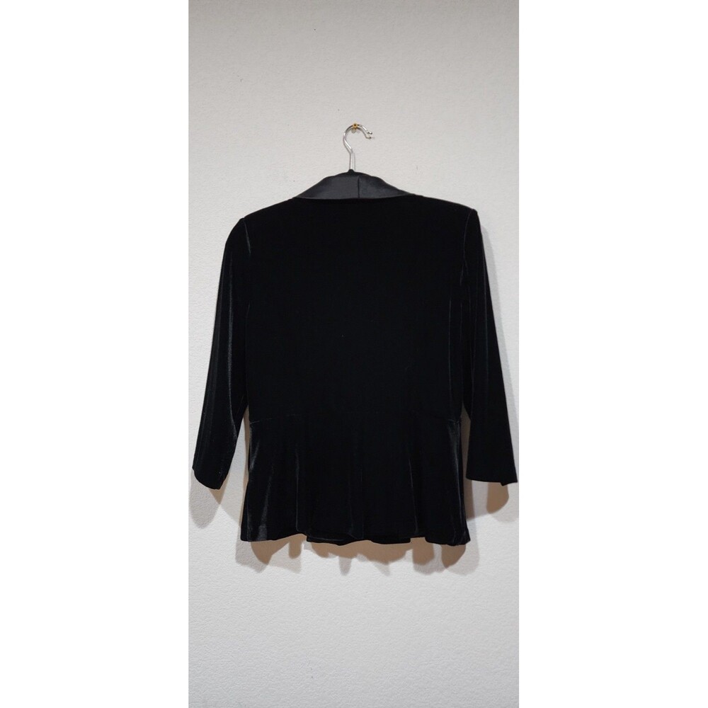 Alex Evenings Womens Velvet 2pc Set Size M Jacket & Pants NYE Holiday - Picture 11 of 16